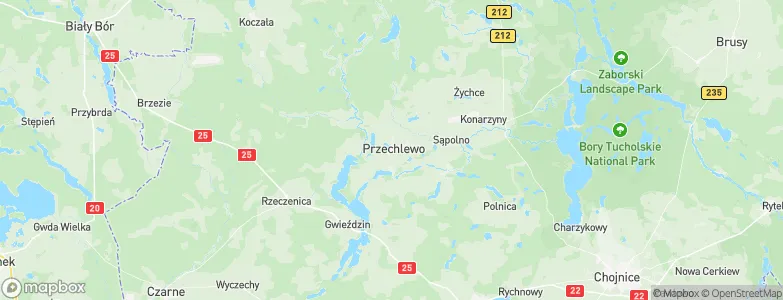 Przechlewo, Poland Map