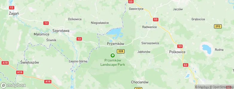 Przemków, Poland Map