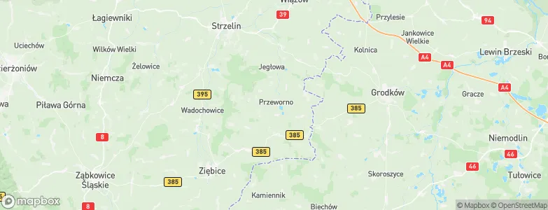 Przeworno, Poland Map
