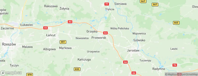 Przeworsk, Poland Map