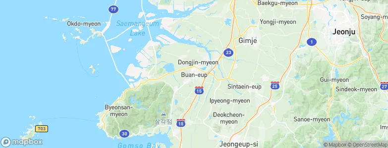 Puan, South Korea Map
