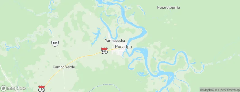 Pucallpa, Peru Map