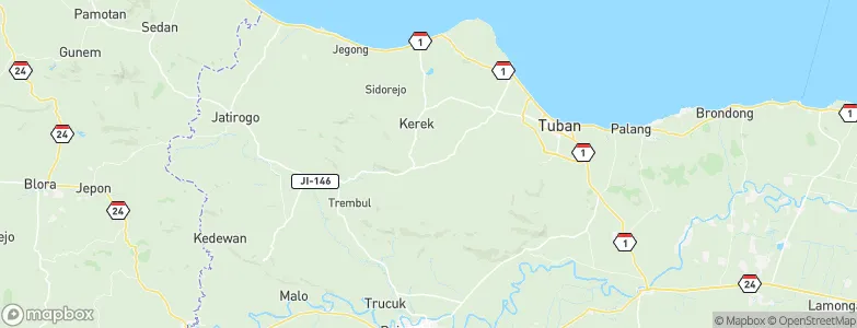 Pucangan, Indonesia Map