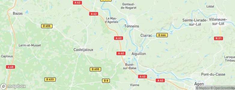 Puch-d'Agenais, France Map