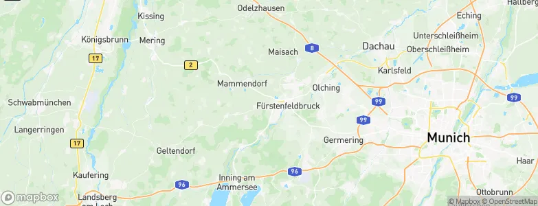 Puch, Germany Map