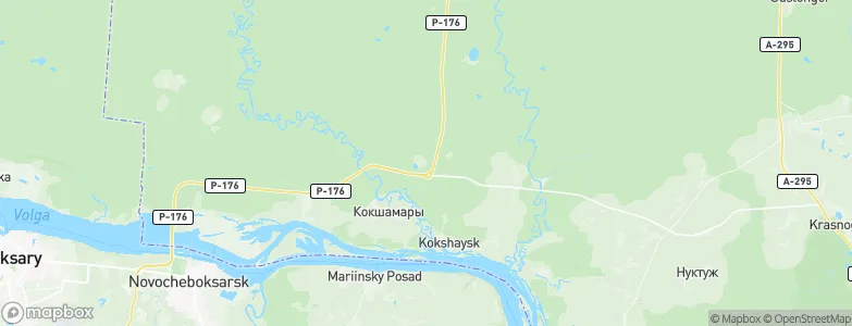 Puchina, Russia Map