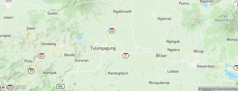 Pucung, Indonesia Map