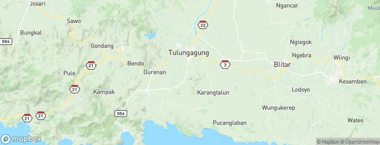 Pucung Kidul, Indonesia Map