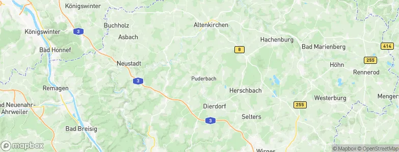 Puderbach, Germany Map