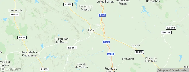 Puebla de Sancho Pérez, Spain Map