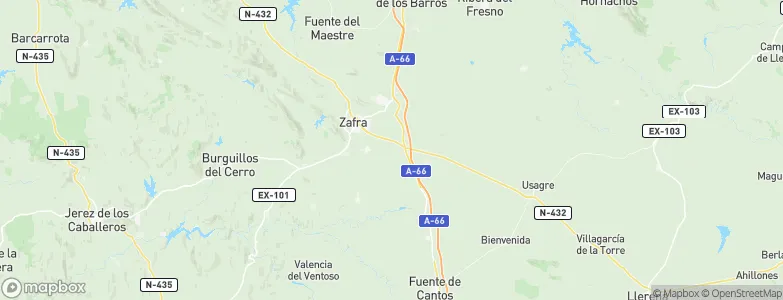 Puebla de Sancho Pérez, Spain Map