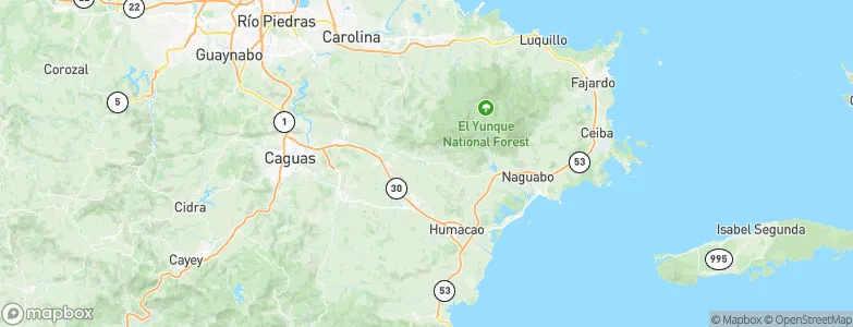 Pueblito del Rio, Puerto Rico Map