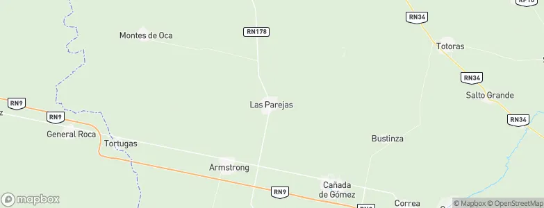 Pueblo Elisa, Argentina Map