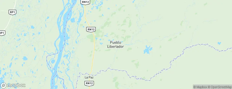 Pueblo Libertador, Argentina Map
