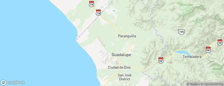 Pueblo Nuevo, Peru Map