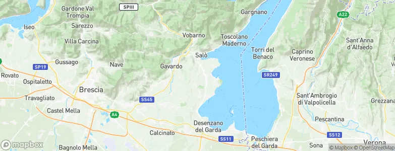 Puegnago sul Garda, Italy Map