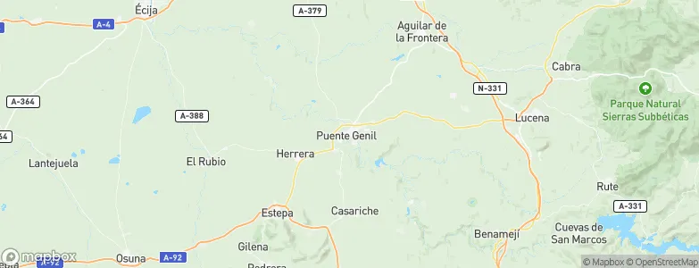 Puente-Genil, Spain Map