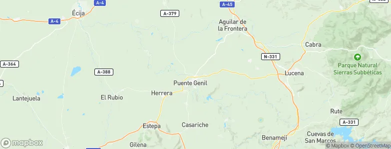 Puente Genil, Spain Map