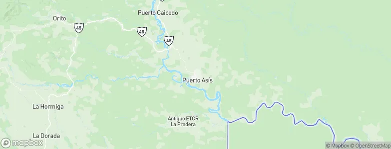 Puerto Asís, Colombia Map