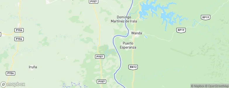 Puerto Esperanza, Argentina Map