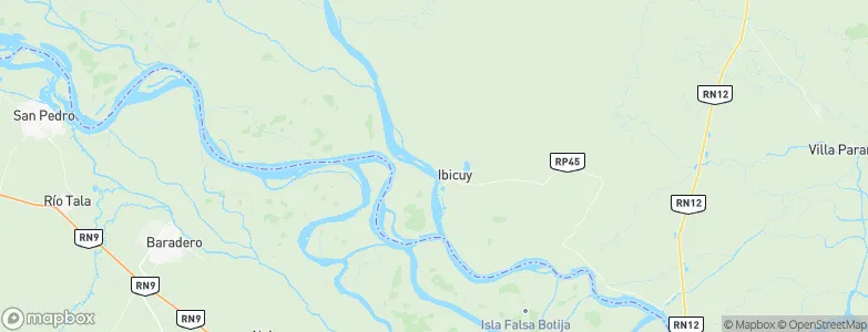 Puerto Ibicuy, Argentina Map