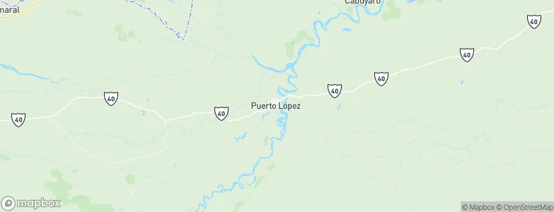 Puerto López, Colombia Map
