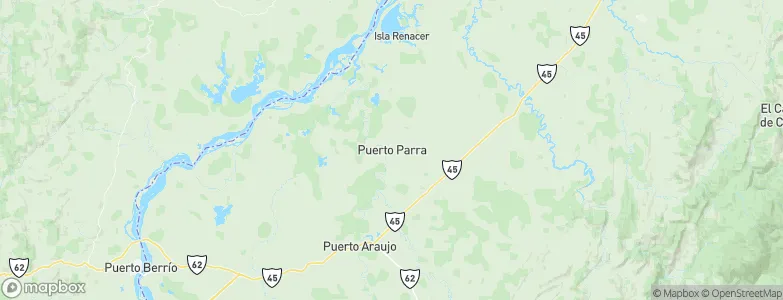 Puerto Parra, Colombia Map