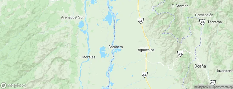 Puerto Real, Colombia Map