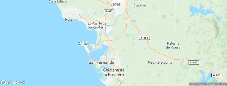 Puerto Real, Spain Map