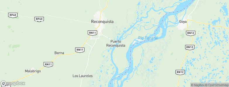Puerto Reconquista, Argentina Map