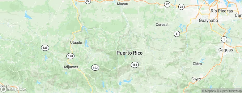 Puerto Rico, Puerto Rico Map