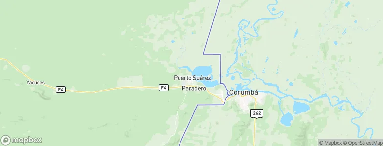 Puerto Suárez, Bolivia Map
