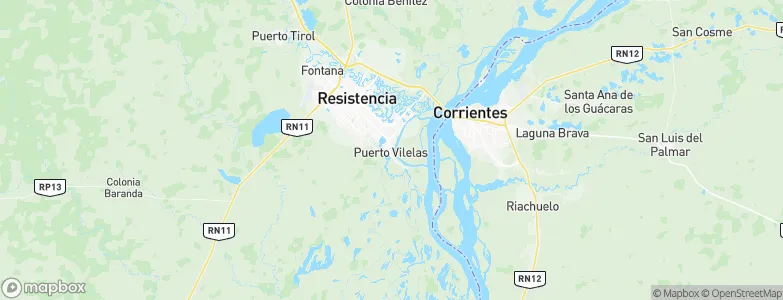 Puerto Vilelas, Argentina Map