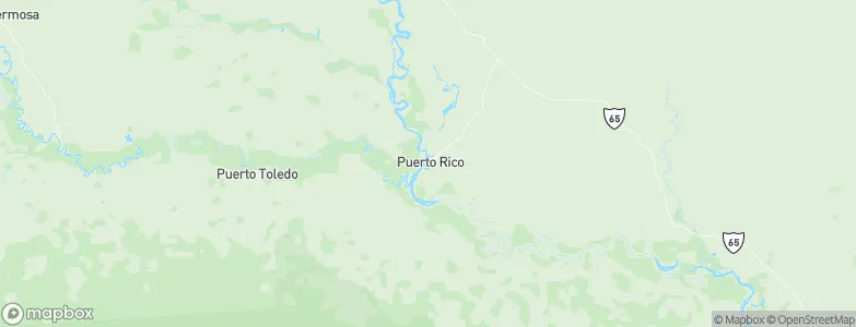 Puerto Yuca, Colombia Map