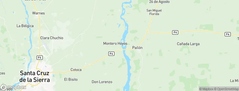 Puesto de Pailas, Bolivia Map
