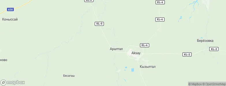 Pugachëvo, Kazakhstan Map