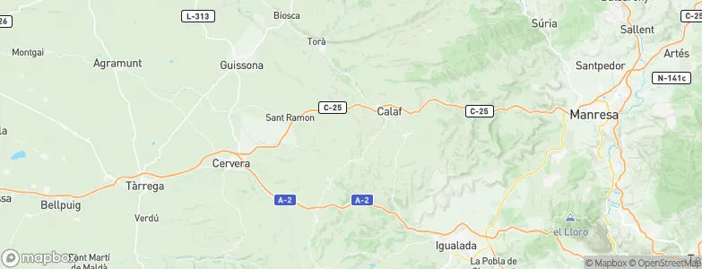 Pujalt, Spain Map