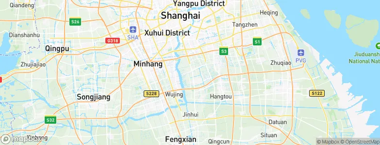 Pujiang, China Map