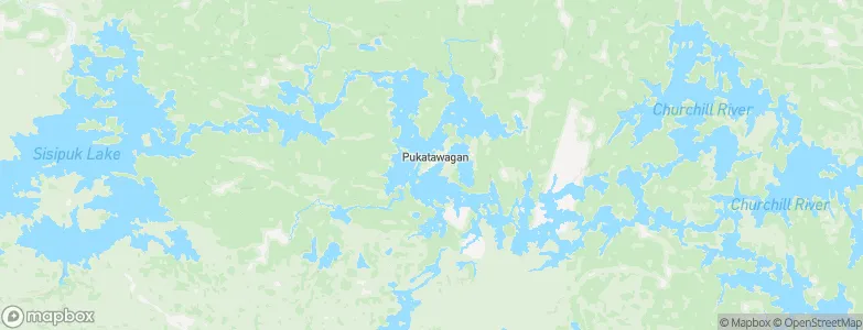 Pukatawagan, Canada Map
