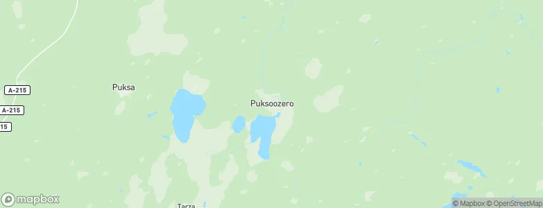 Puksoozero, Russia Map
