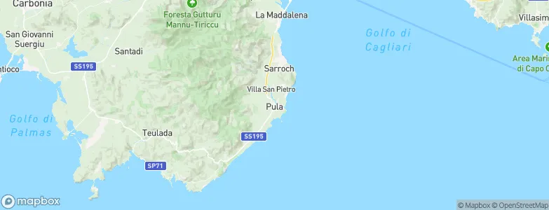 Pula, Italy Map