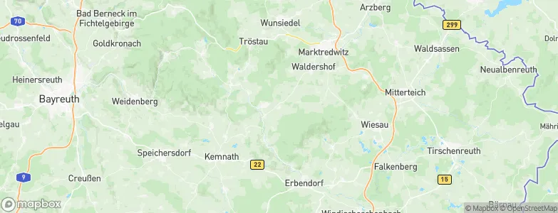 Pullenreuth, Germany Map