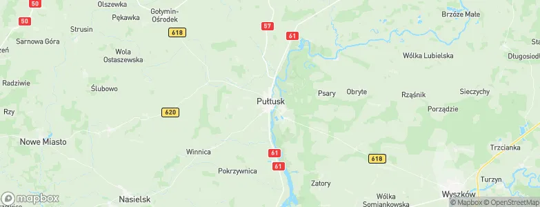 Pułtusk, Poland Map