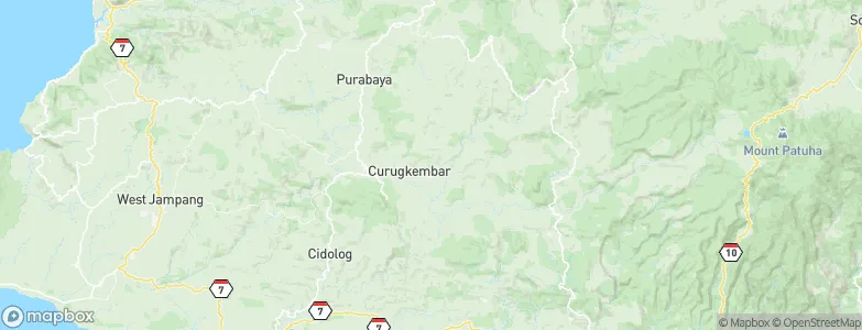 Puncakmanis, Indonesia Map