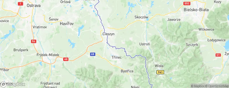 Puńców, Poland Map