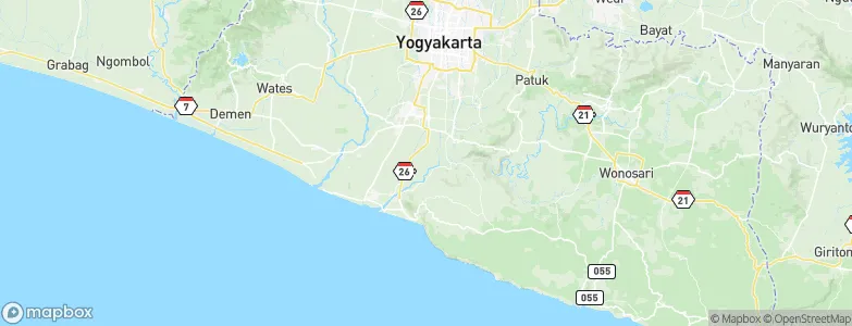 Pundong, Indonesia Map