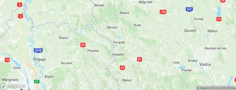 Pungeşti, Romania Map