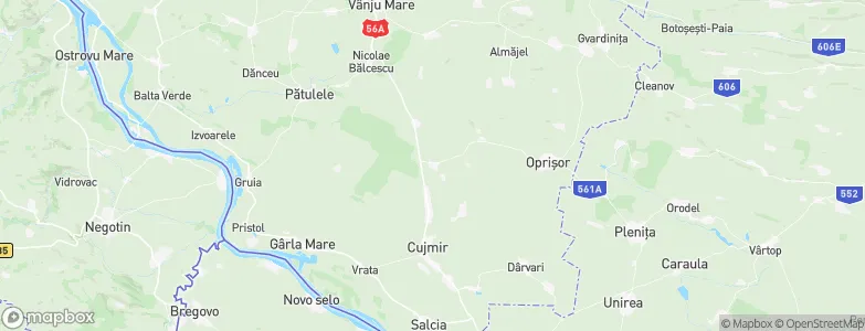 Punghina, Romania Map
