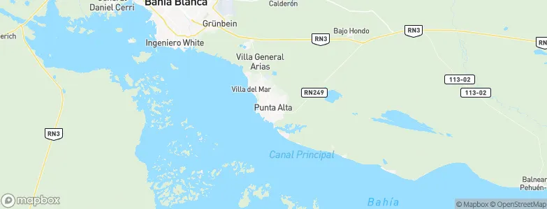 Punta Alta, Argentina Map