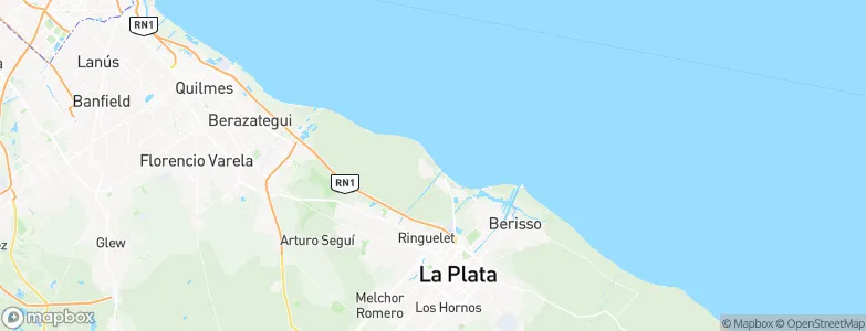 Punta Lara, Argentina Map